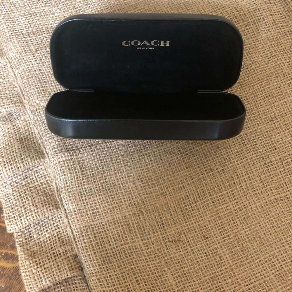 Coach Black Eyewear Case & Coach Lens Cloth - Picture 2 of 6
